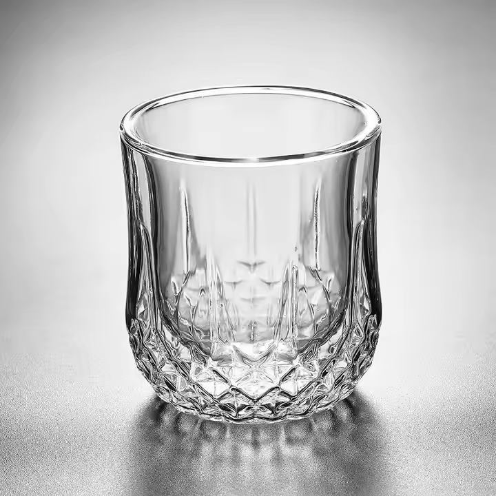 Hot selling lead-free whisky glass from old fashioned crystal glass
