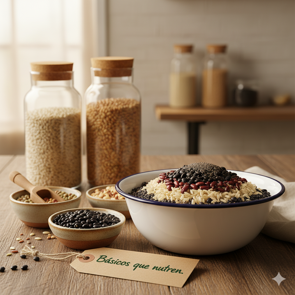 Assorted Dried Grains and Legumes