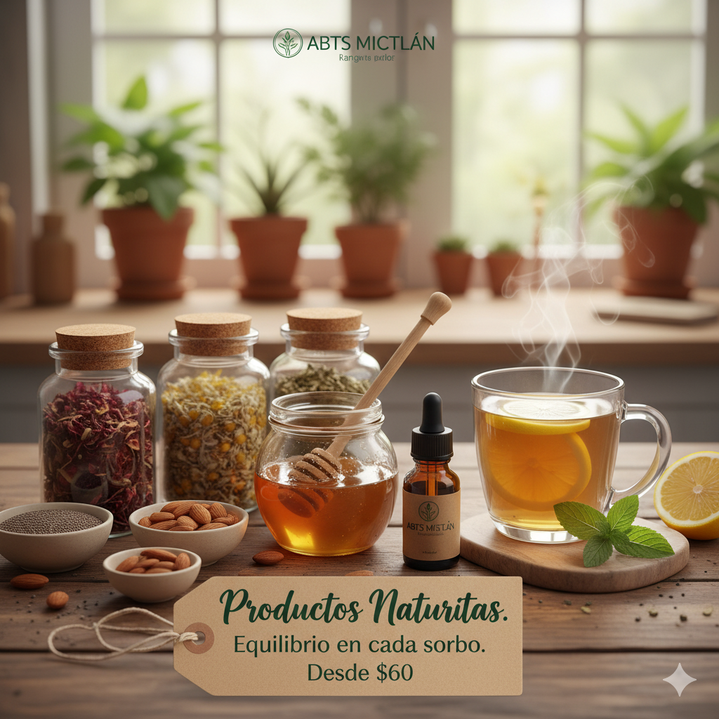 Herbal tea and natural wellness kit