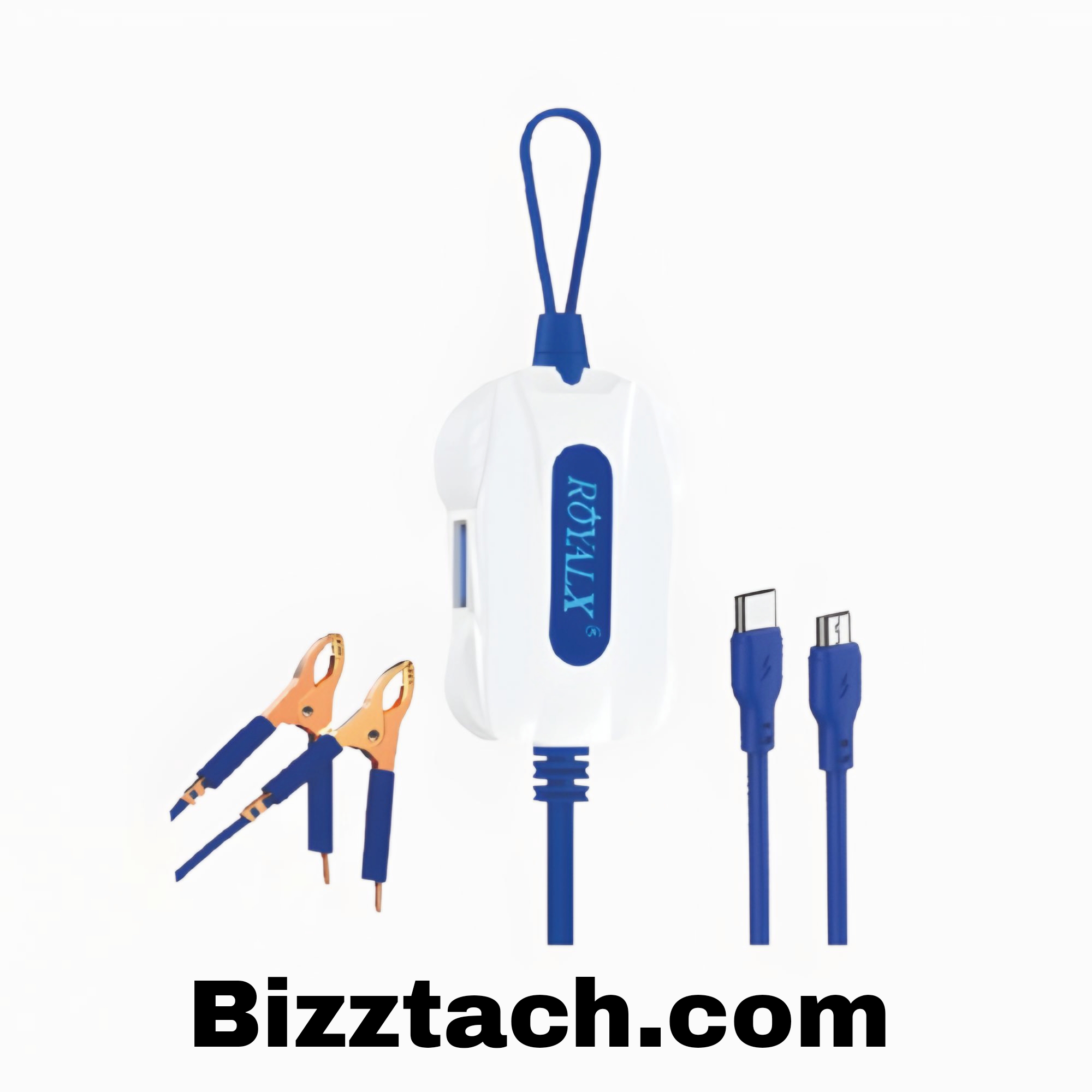 Royalx DC Clip Charger 2.4A OUTPUT MAX TYPE-C MICRO R-555