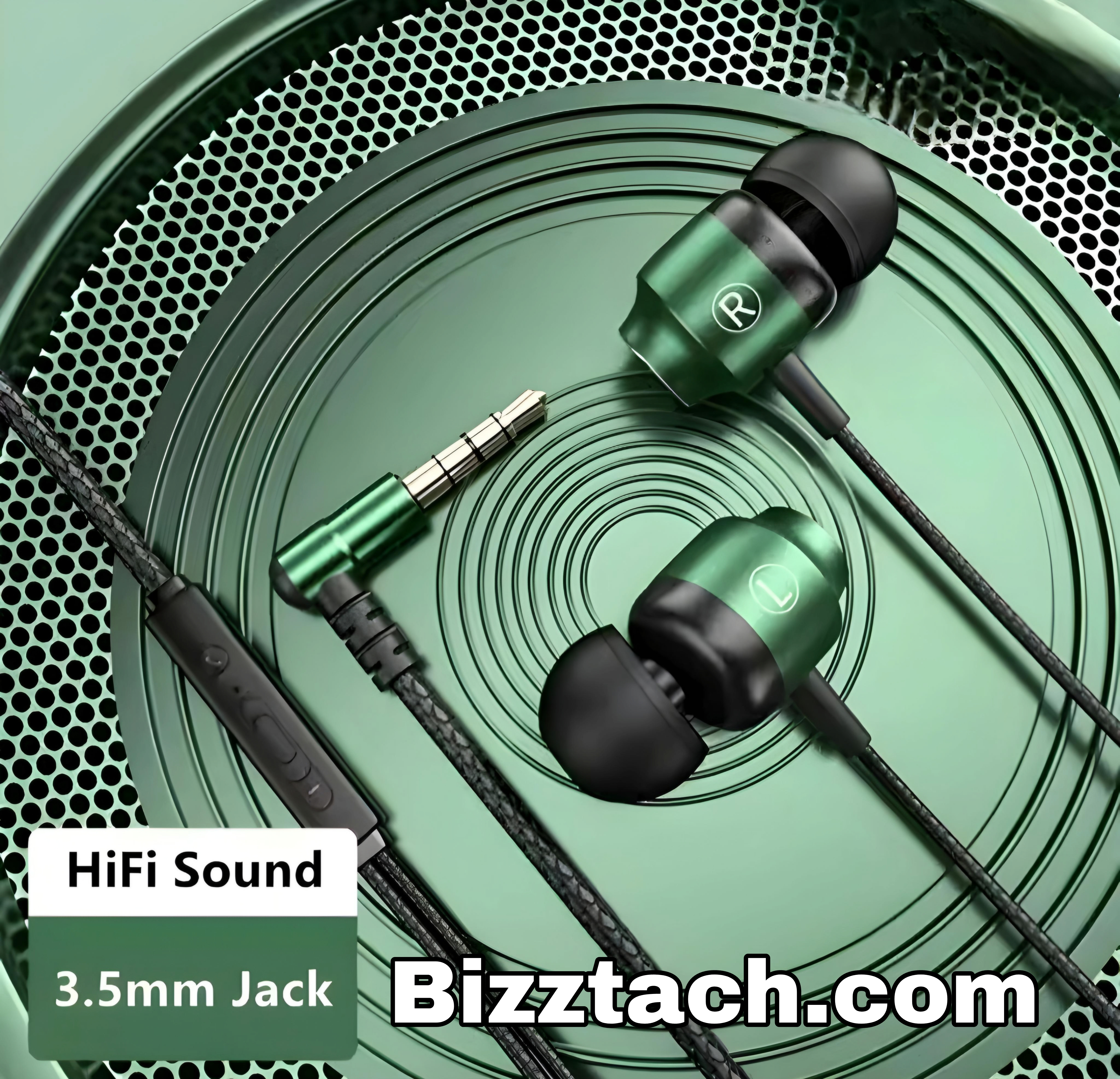 Nigoo Headphones Gaming Wired Earphone  Metal HiFi Bass Stereo 3.5mm Earphone