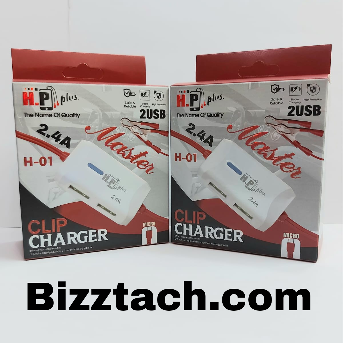 HP-plus H-01 2USB CLIP CHARGER 
