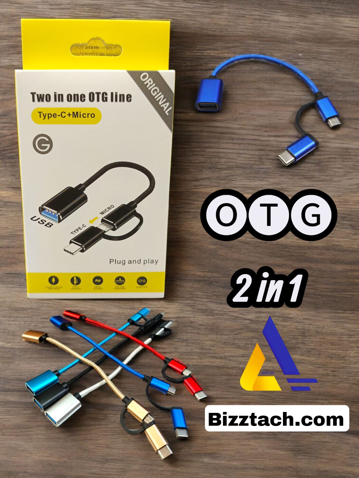 High Quality 2in1 OTG Type-c And Micro 