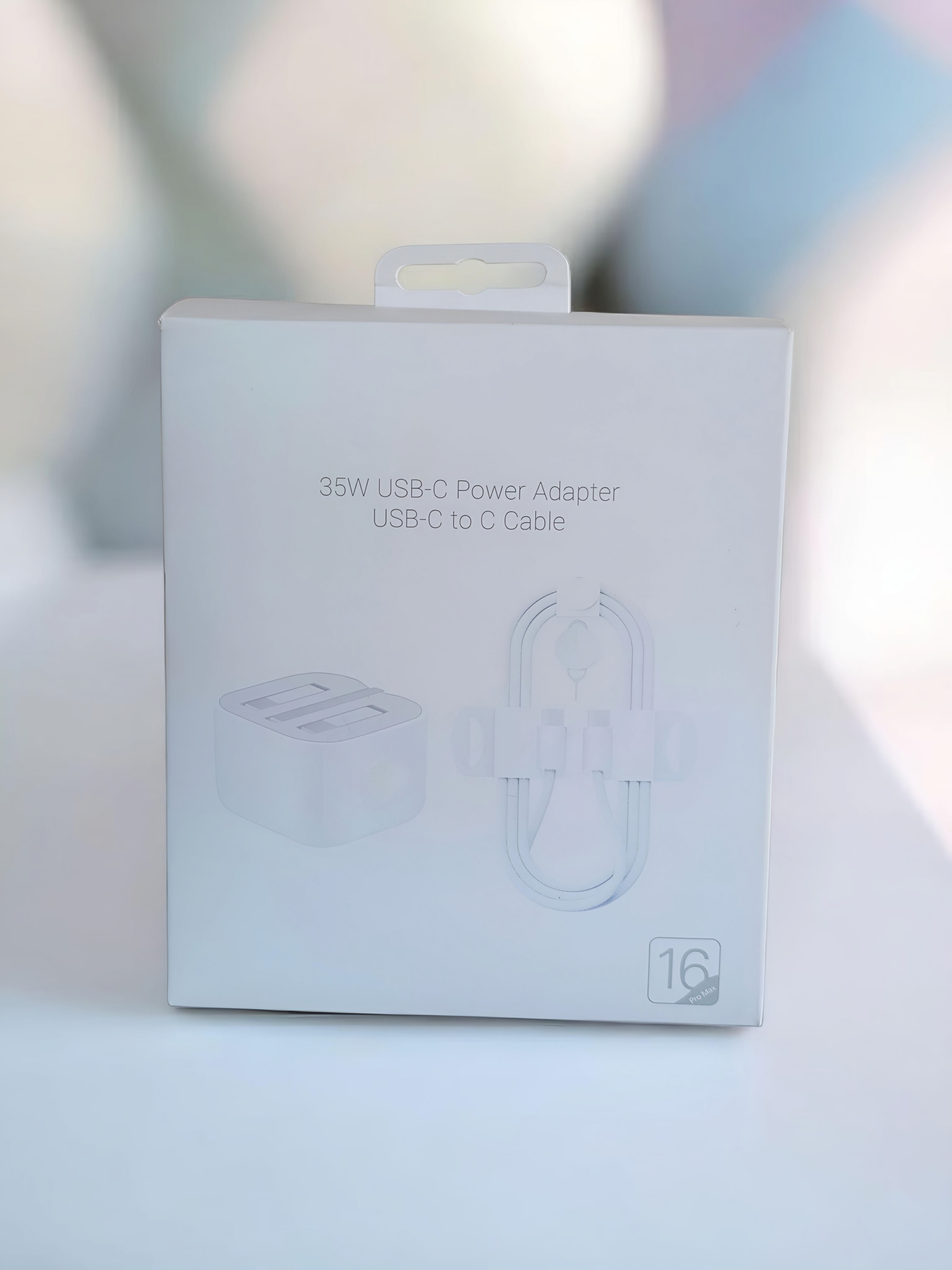 35W USB-C Power Adapter USB-C to C Cable  16Pro Max