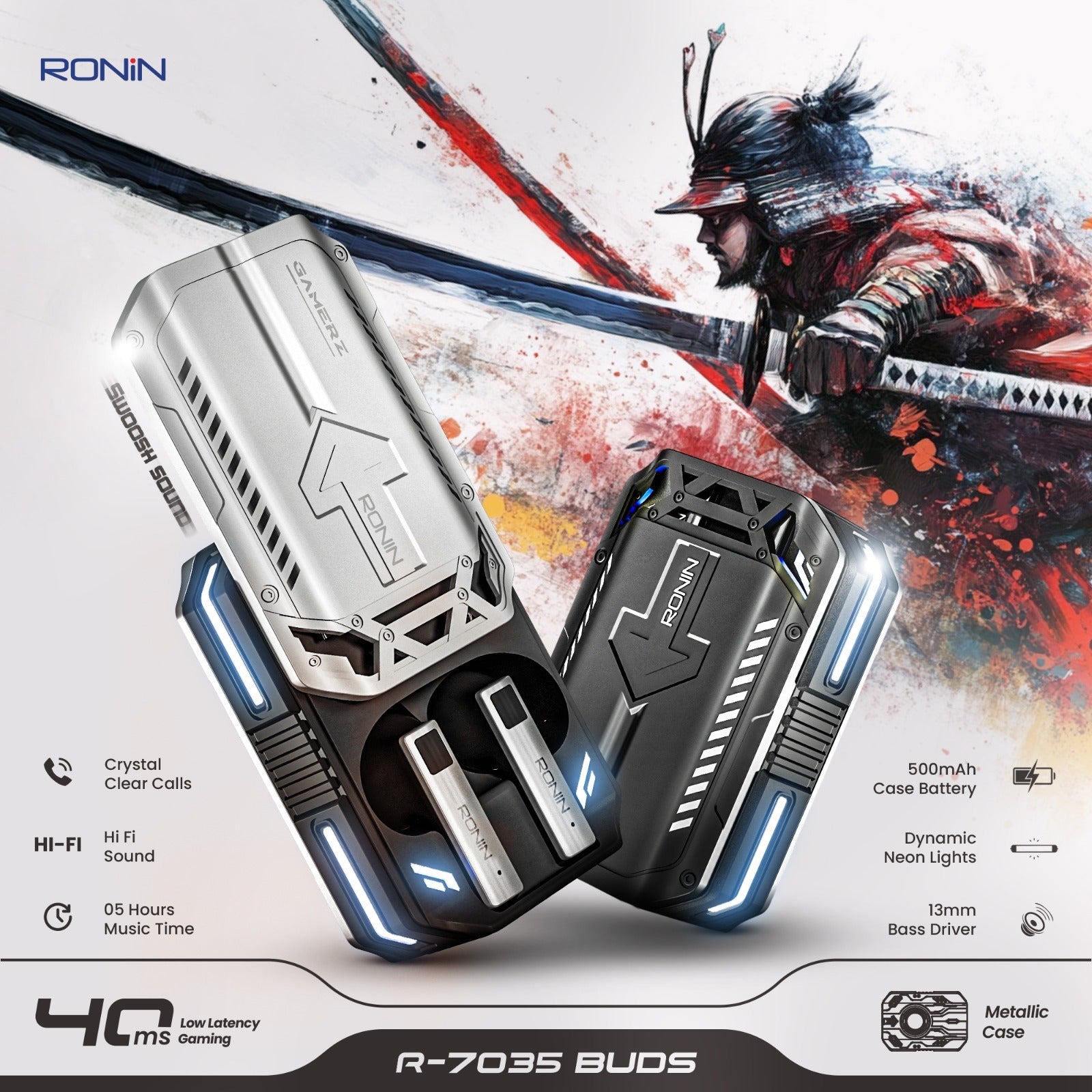 The Dominator Ronin R-7035 Earbuds