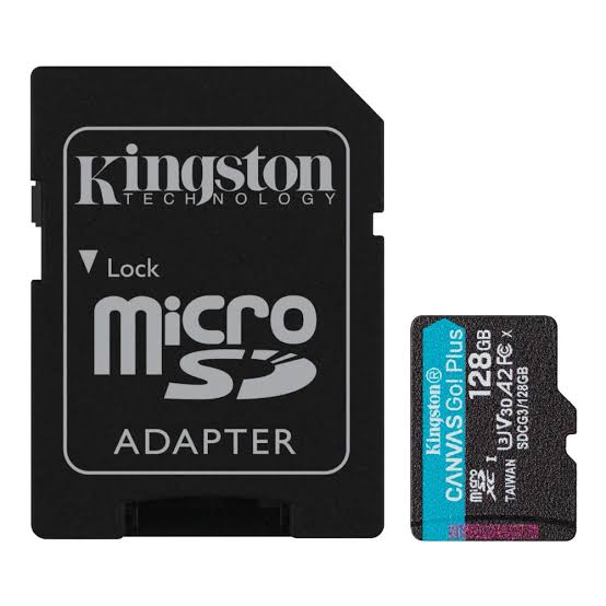 Kingston 128gb Memory card canvas 