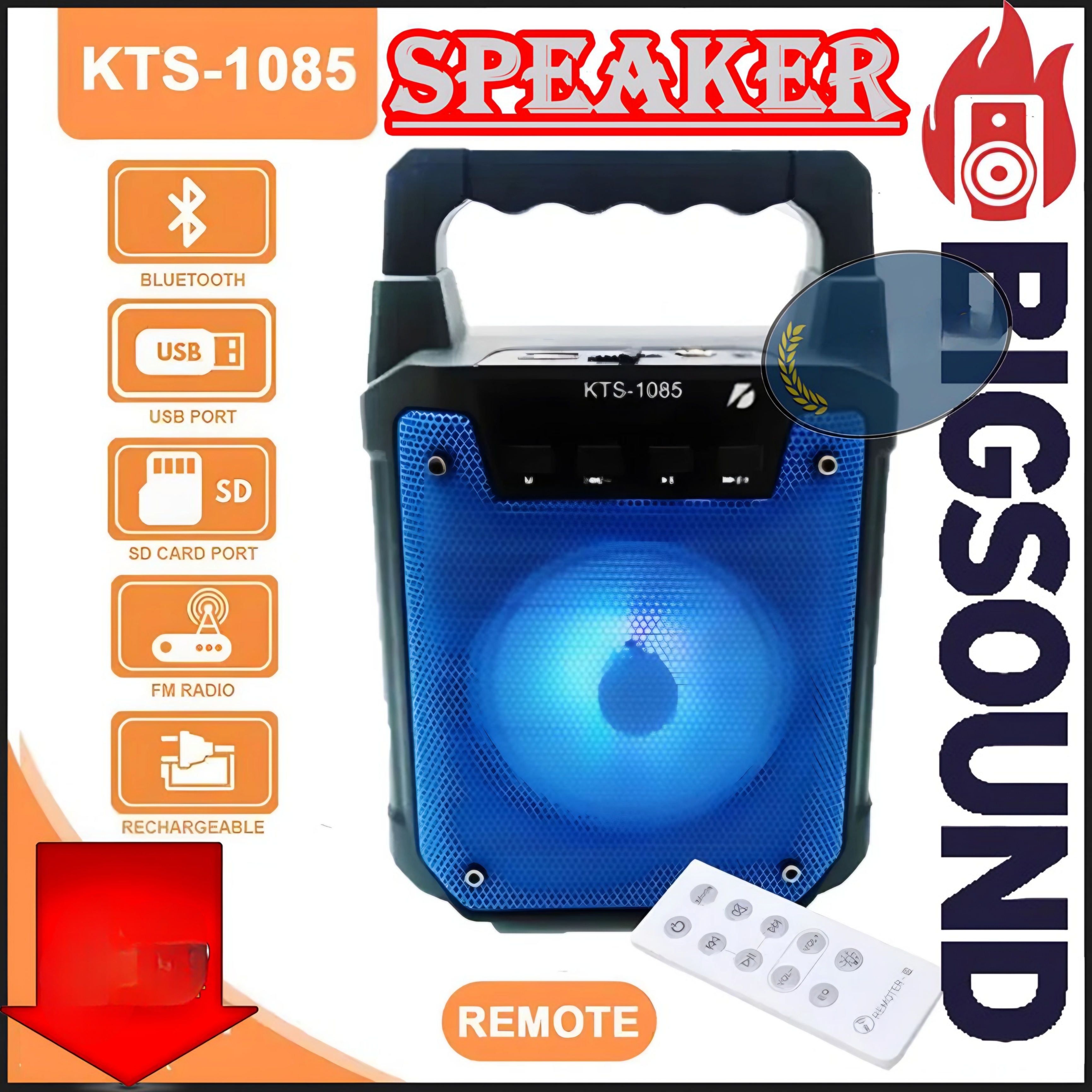 KTS-1085 Wireless Bluetooth Speakers 