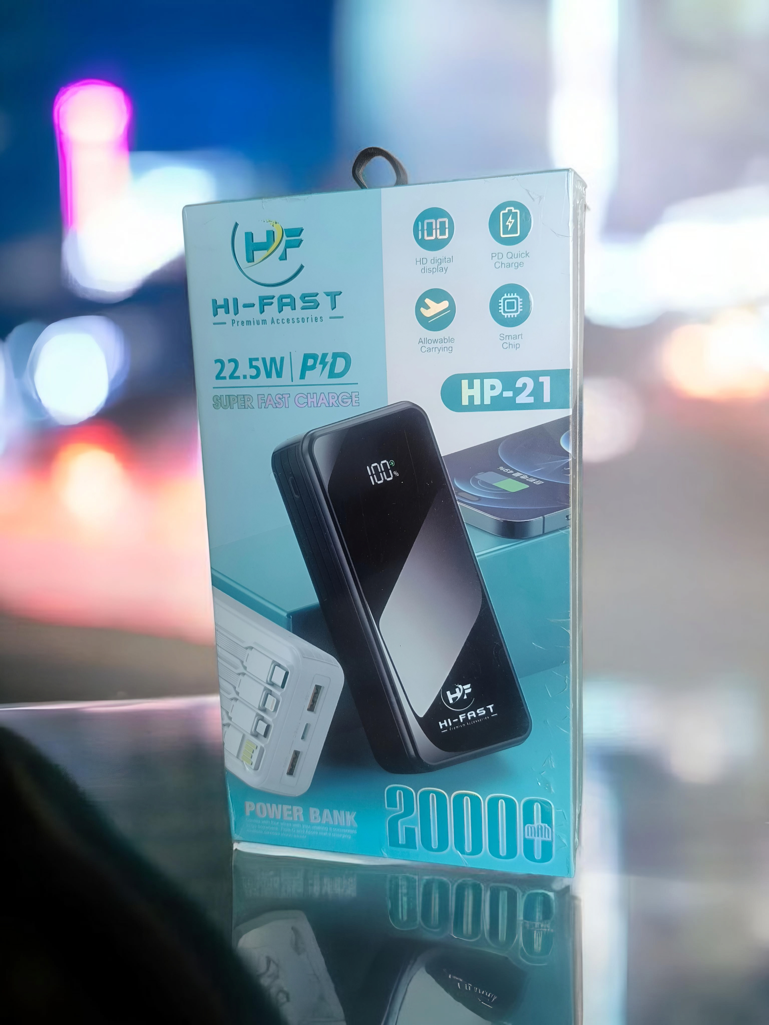 HI-FAST Premium Accessories 22.5W Pd 20000 MAH