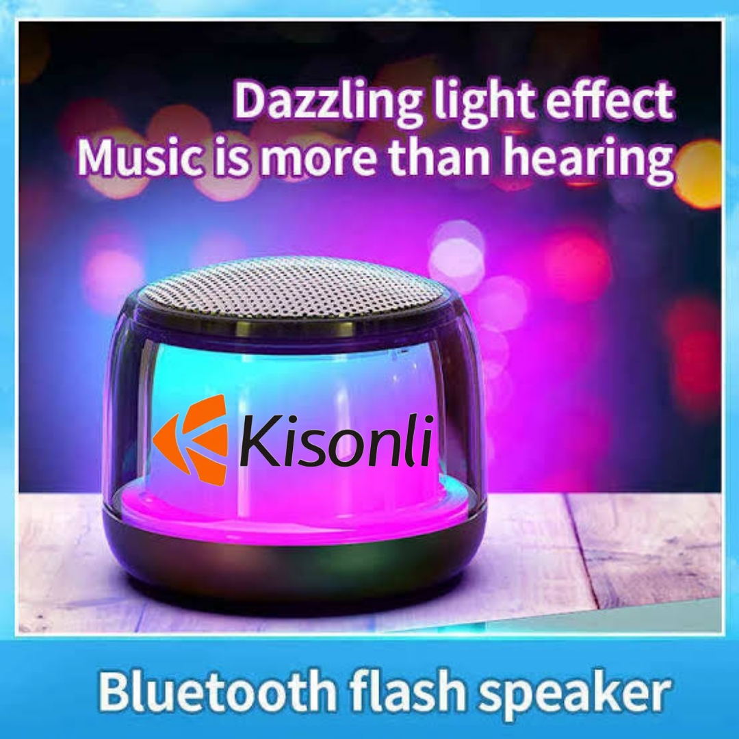 S300 Mini Bluetooth Wireless Portable Speaker with LED Light & High Bass Sound