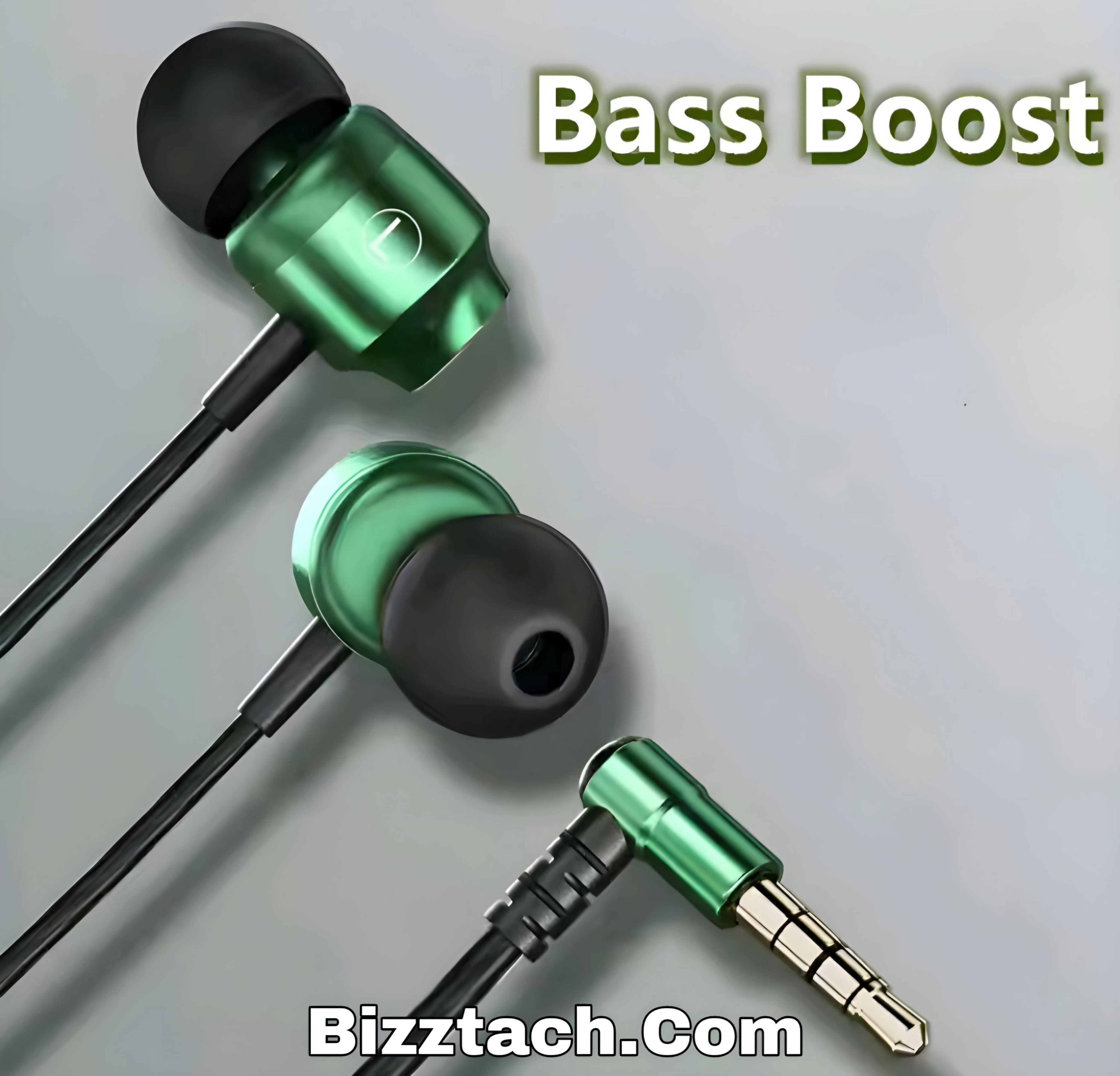 Nigoo Headphones Gaming Wired Earphone  Metal HiFi Bass Stereo 3.5mm Earphone