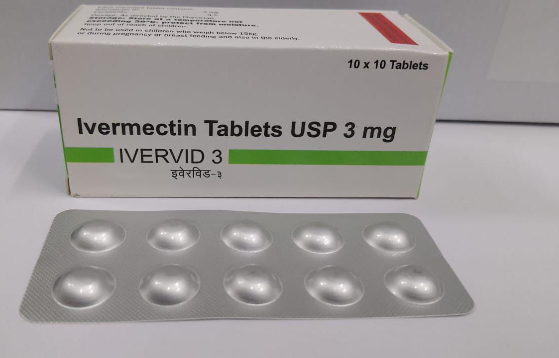 Ivermectin Tablets USP 3 mg- Low price is for 1 box of 100 tablets.