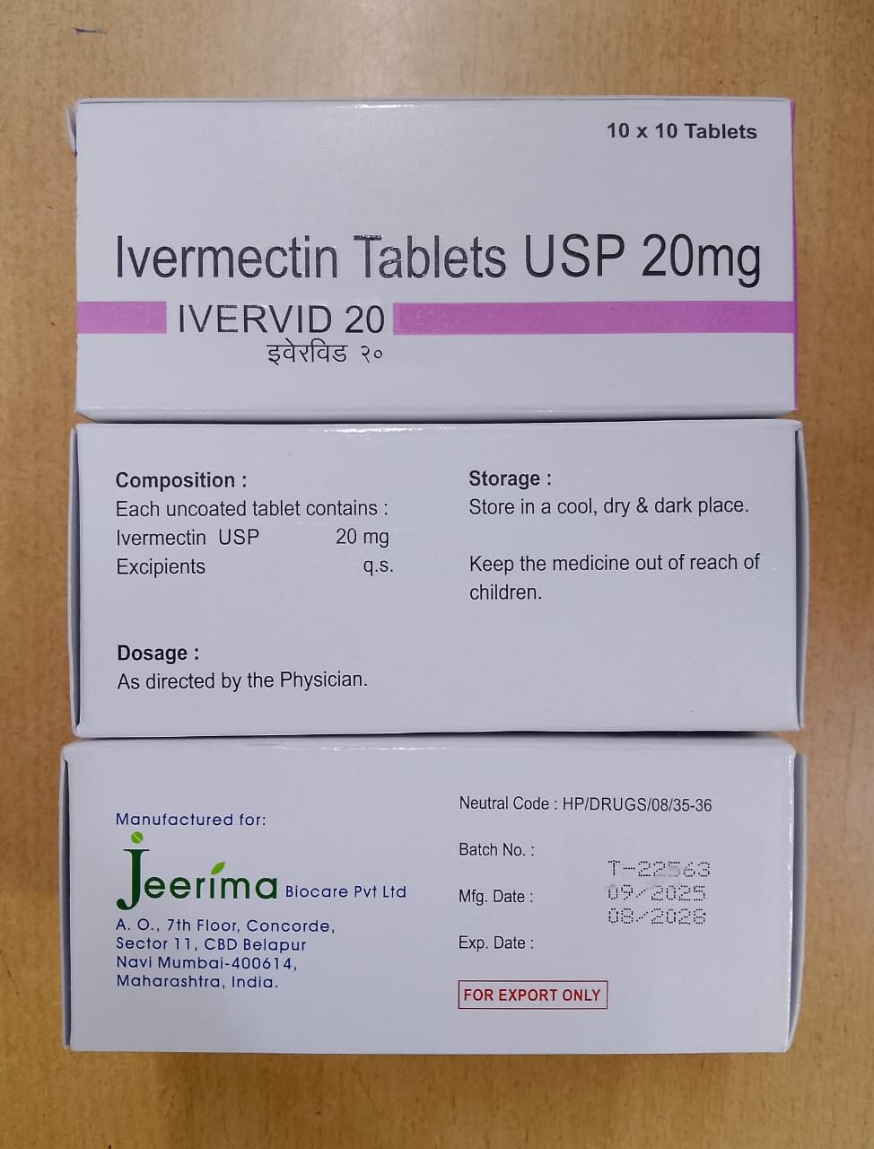 Ivermectin Tablets USP 20mg