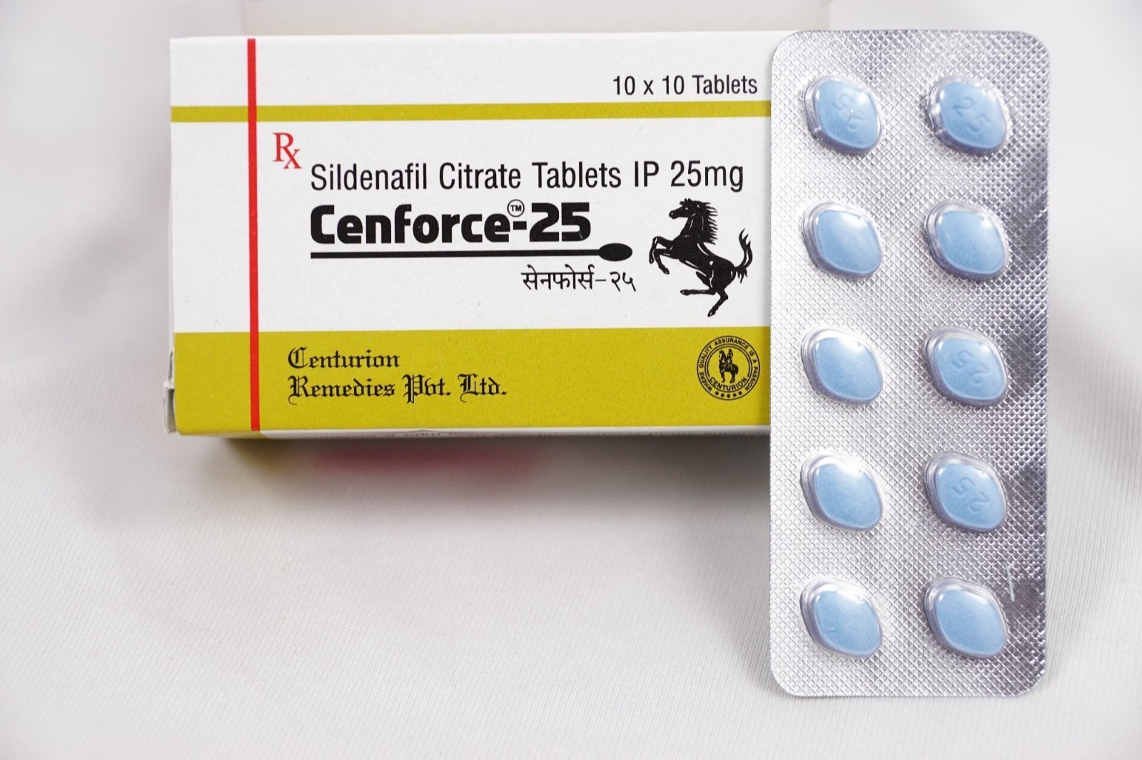 Cenforce 25 Sildenafil Citrate Tablets 100 tablets