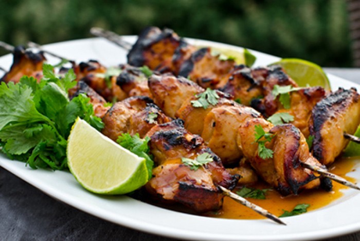Black Chicken Kebab