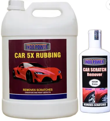 CAR 5X RUBBING 5kg+ Scratch Remover 200gm. Car Washing Liquid  (5200 ml)