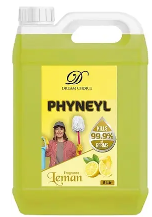Dream Choice Phynyl - Lemon Fragrance, 5 Ltr
