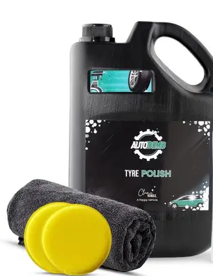 Liquid Car Polish for Tyres  (5 L, Pack of 1)