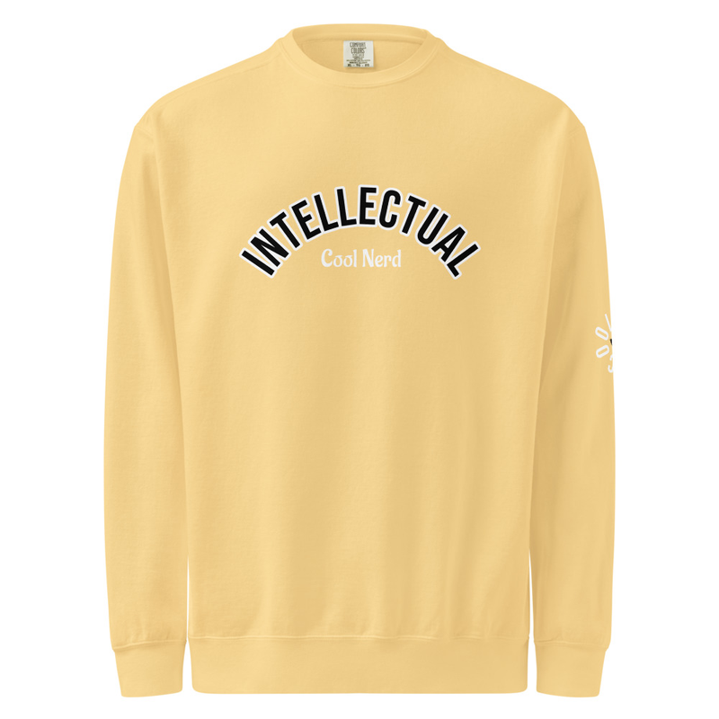 Unisex garment-dyed sweatshirt