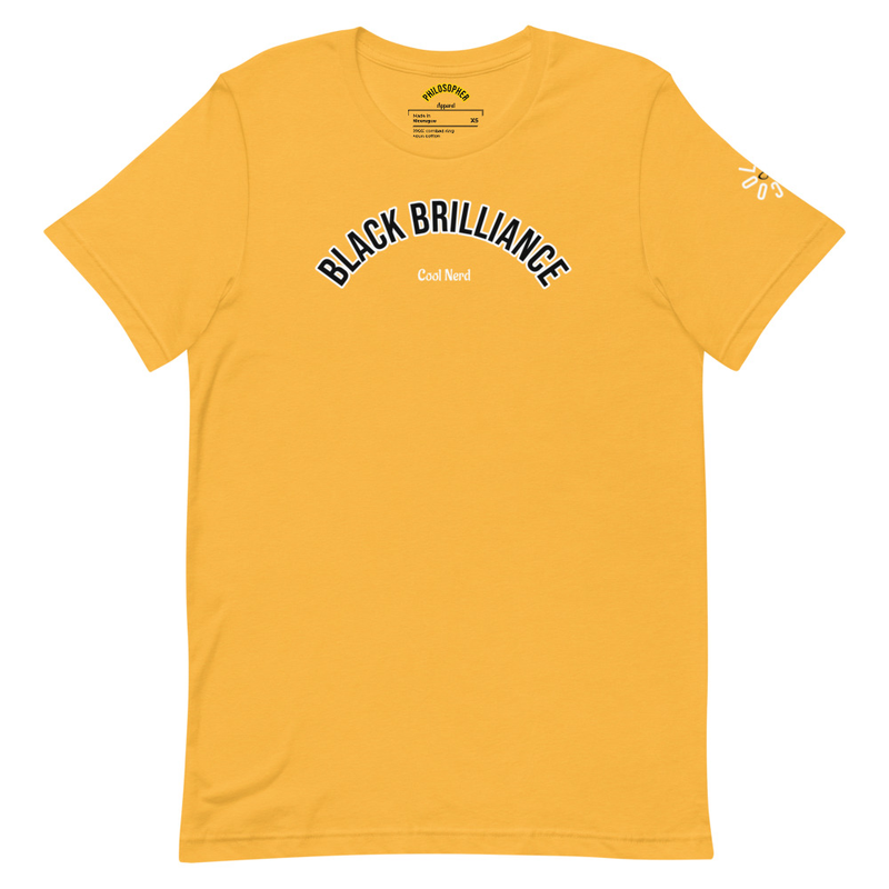Black Brilliance Unisex Heather Yellow T-Shirt