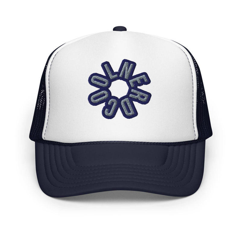 Retro Foam Navy Trucker hat