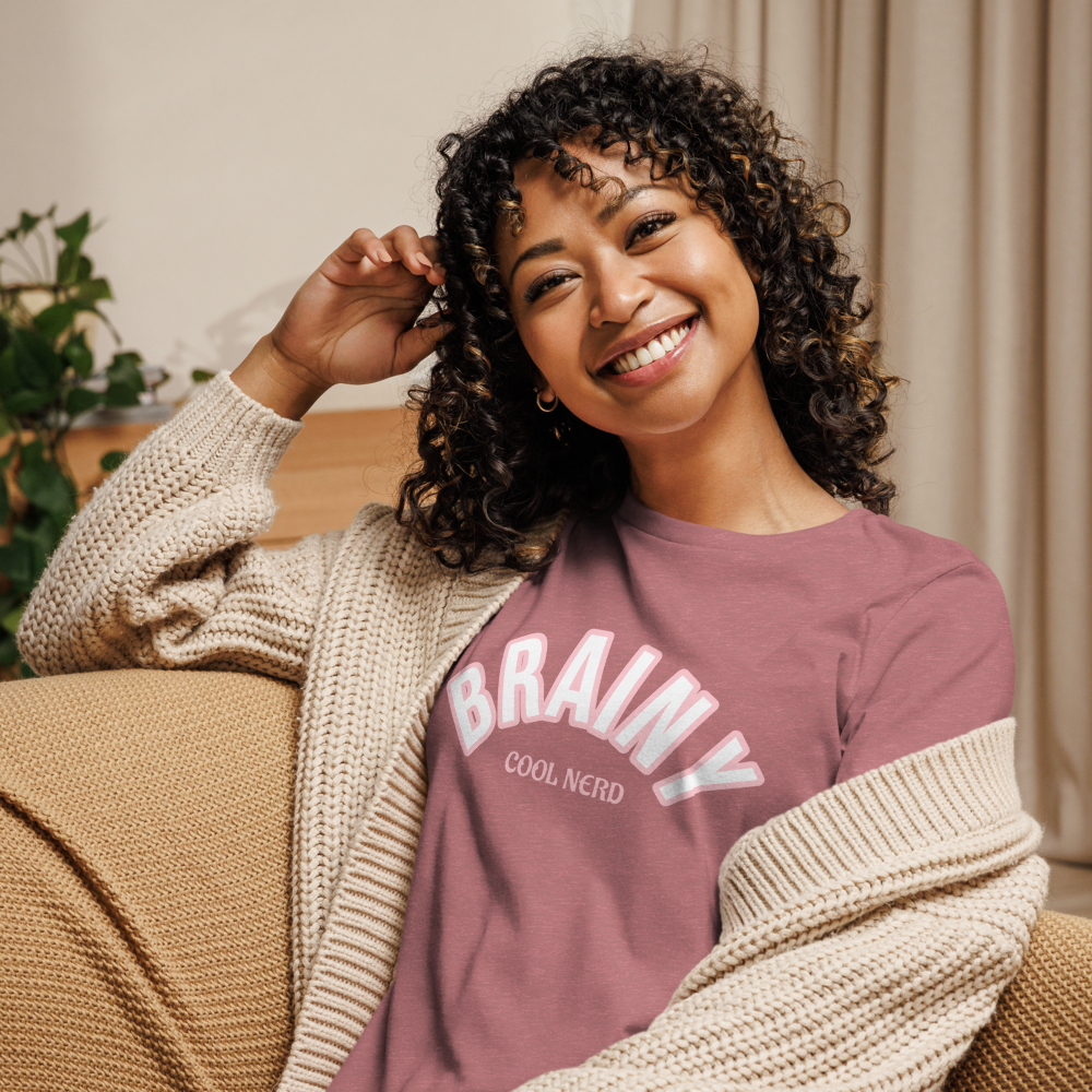 Women's Mauve Colored Relaxed T-Shirt