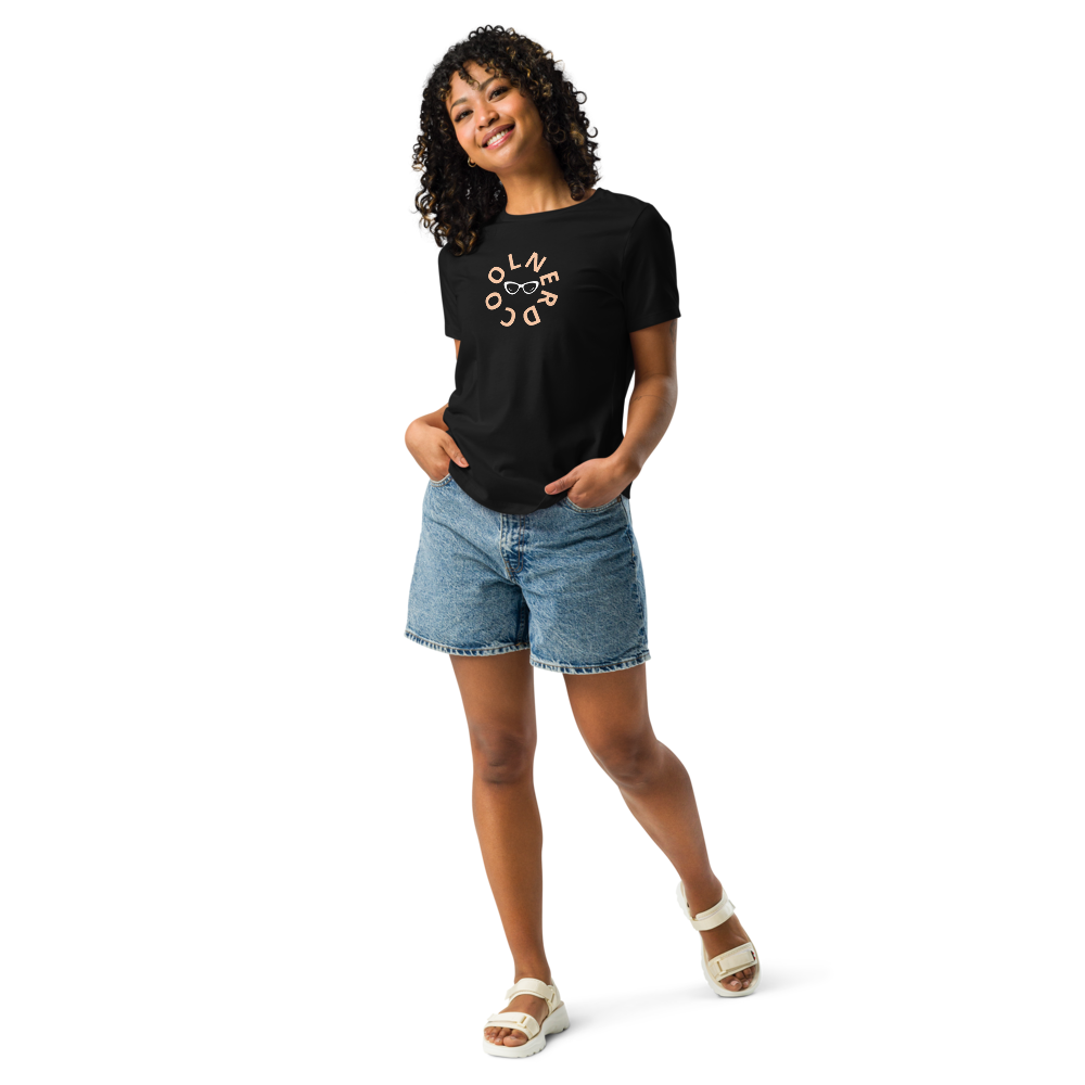 Women's Relaxed Black T'shirt