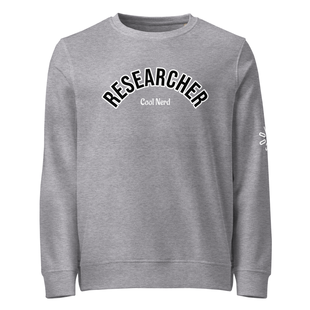 Unisex Grey-Melange Organic Sweatshirt