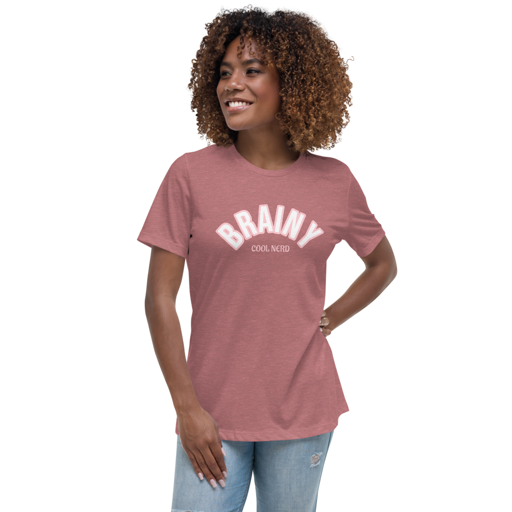 Women's Mauve Colored Relaxed T-Shirt