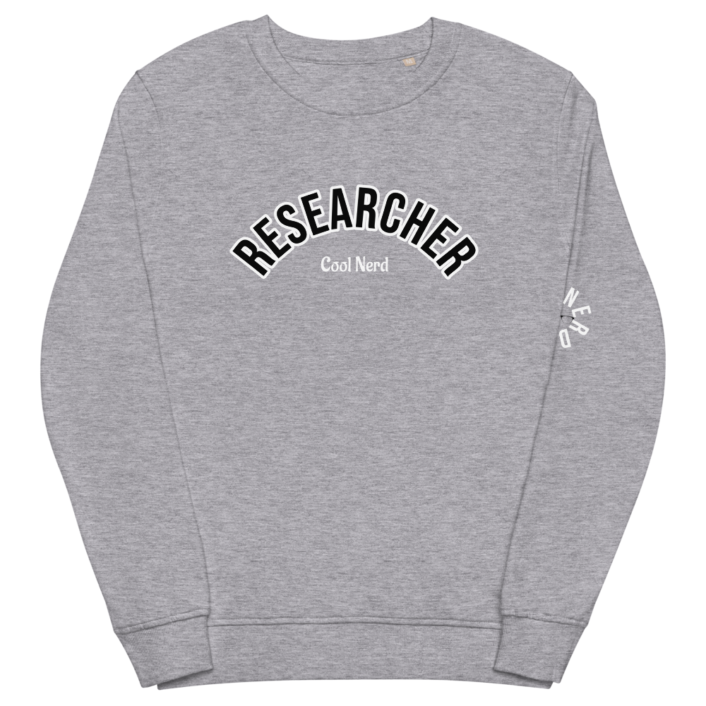 Unisex Grey-Melange Organic Sweatshirt
