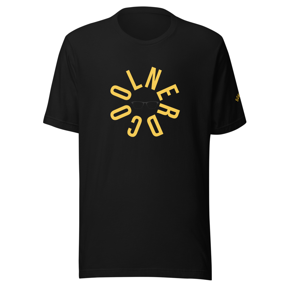 Unisex Black & Yellow Organic T-Shirt