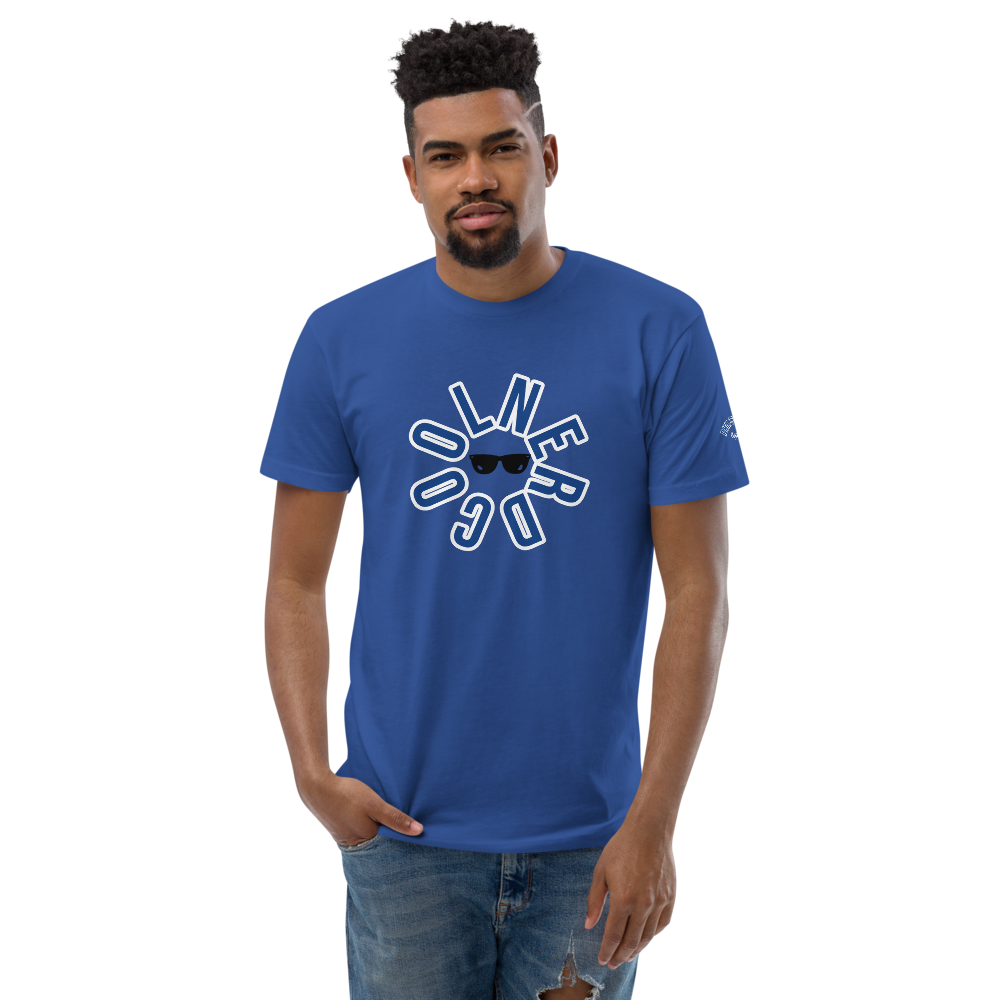 Men's Fitted Royal Blue T-Shirt