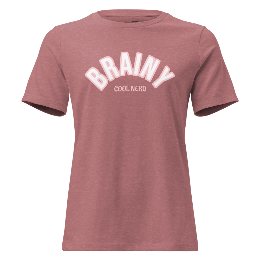 Women's Mauve Colored Relaxed T-Shirt