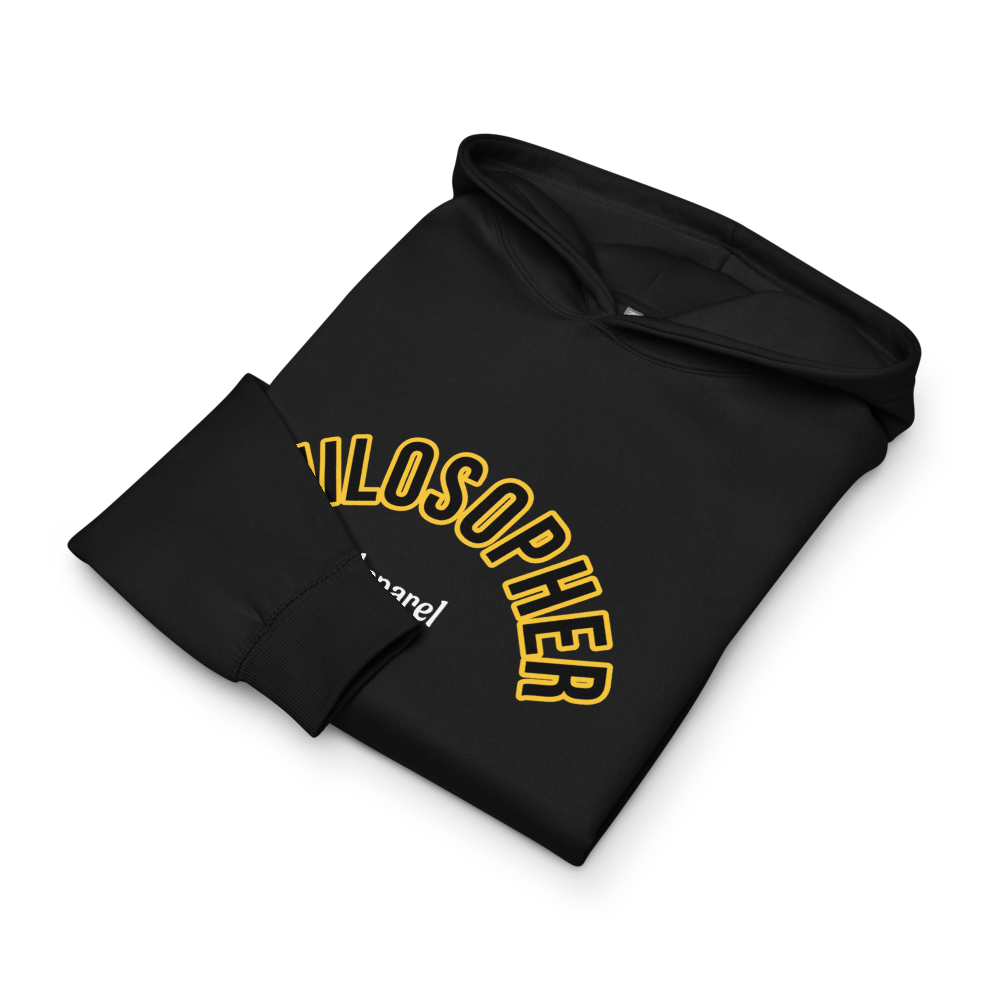 Men's Black Philosopher Hoodie