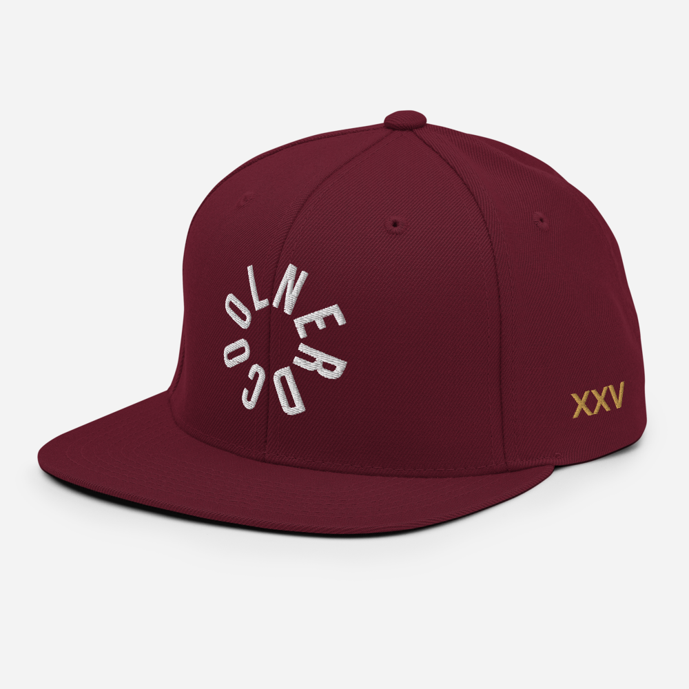 Maroon Cool Nerd Snapback