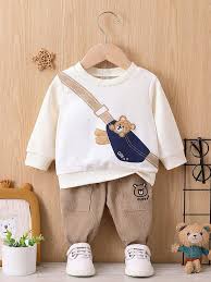 Cute Teddy Bear Baby Outfit