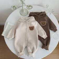 Baby Bear Hooded Onesies
