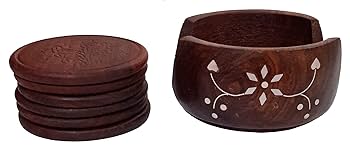 Wooden Coaster Set