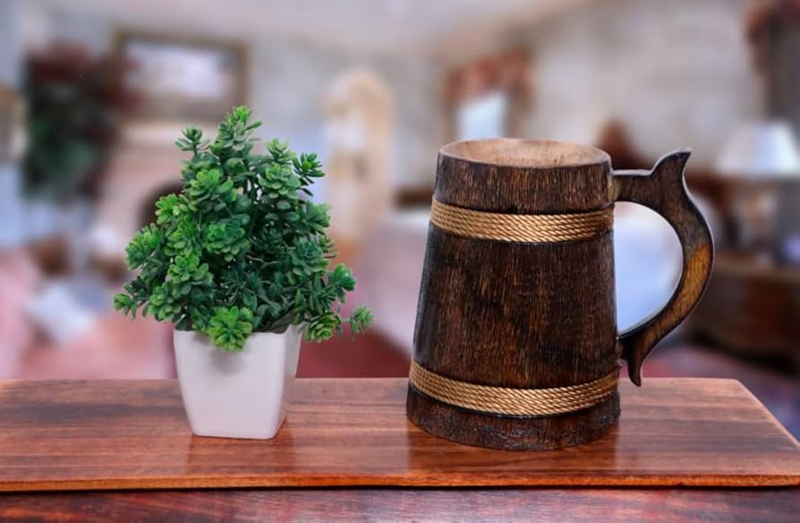 Handcrafted Wooden Mug