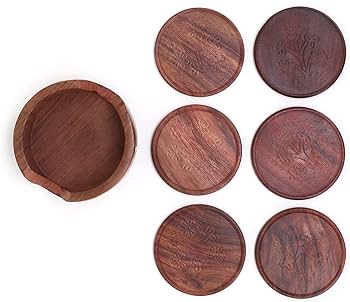 Wooden Coaster Set