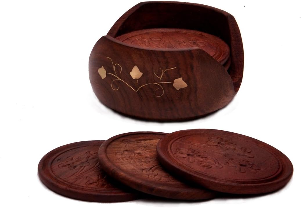 Wooden Coaster Set