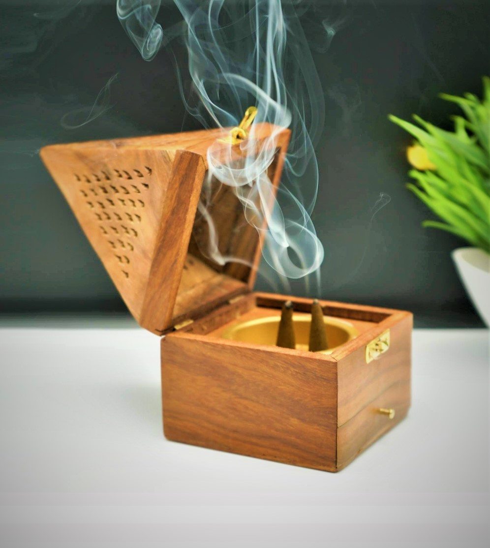 Wooden Incense Burner