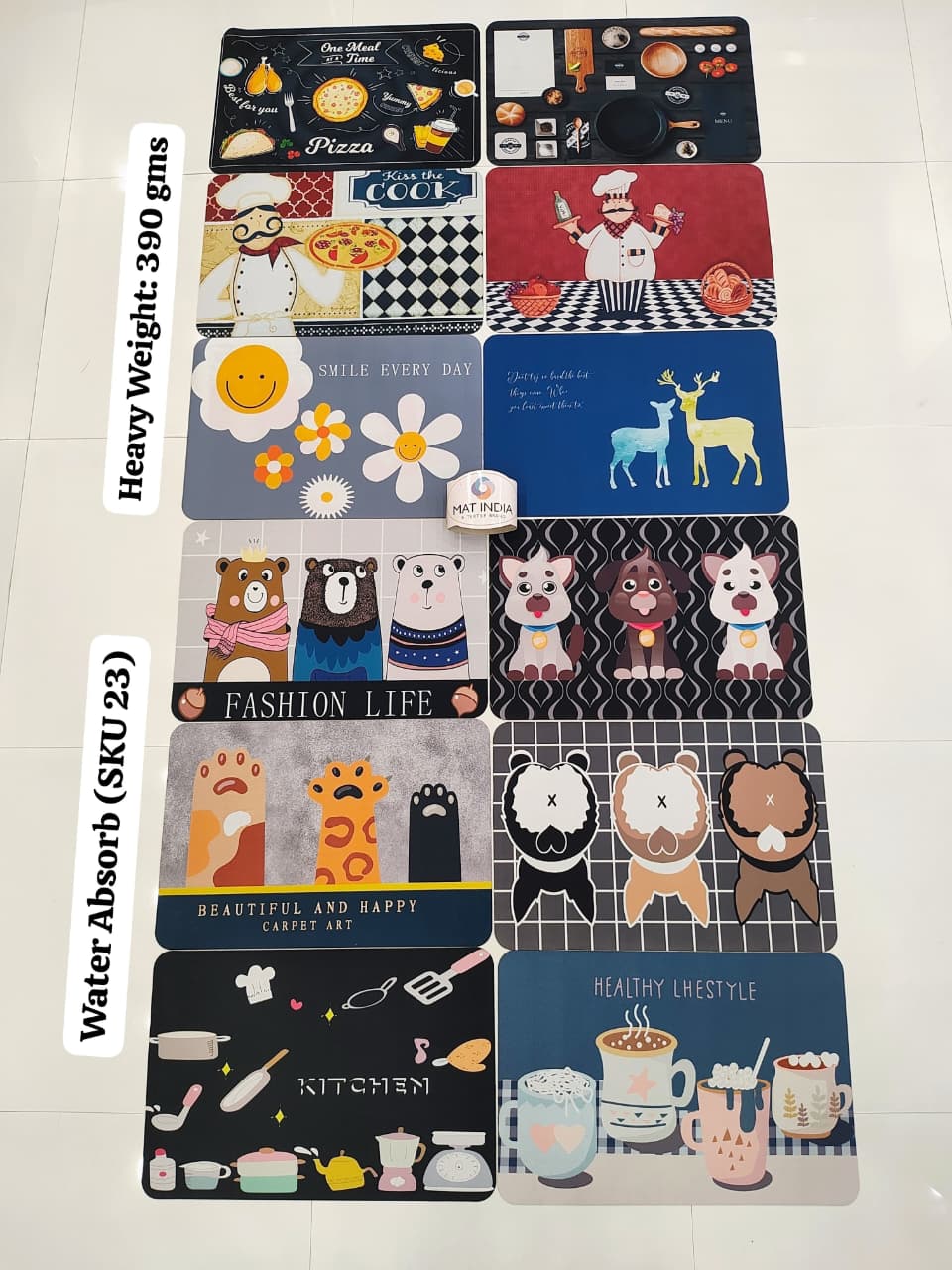 Water Absorbent Kitchen Mats (SKU 23)