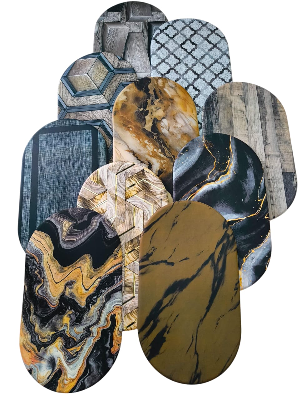 Modern Abstract Decorative Table Mats