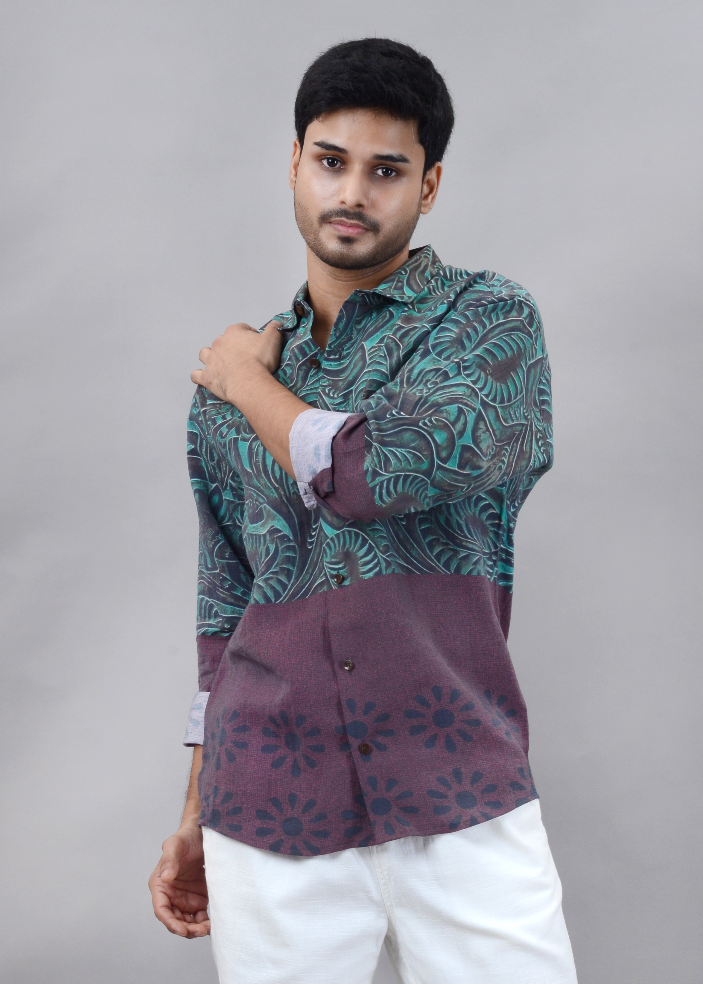 The Pattern Block Dual Print Shirt