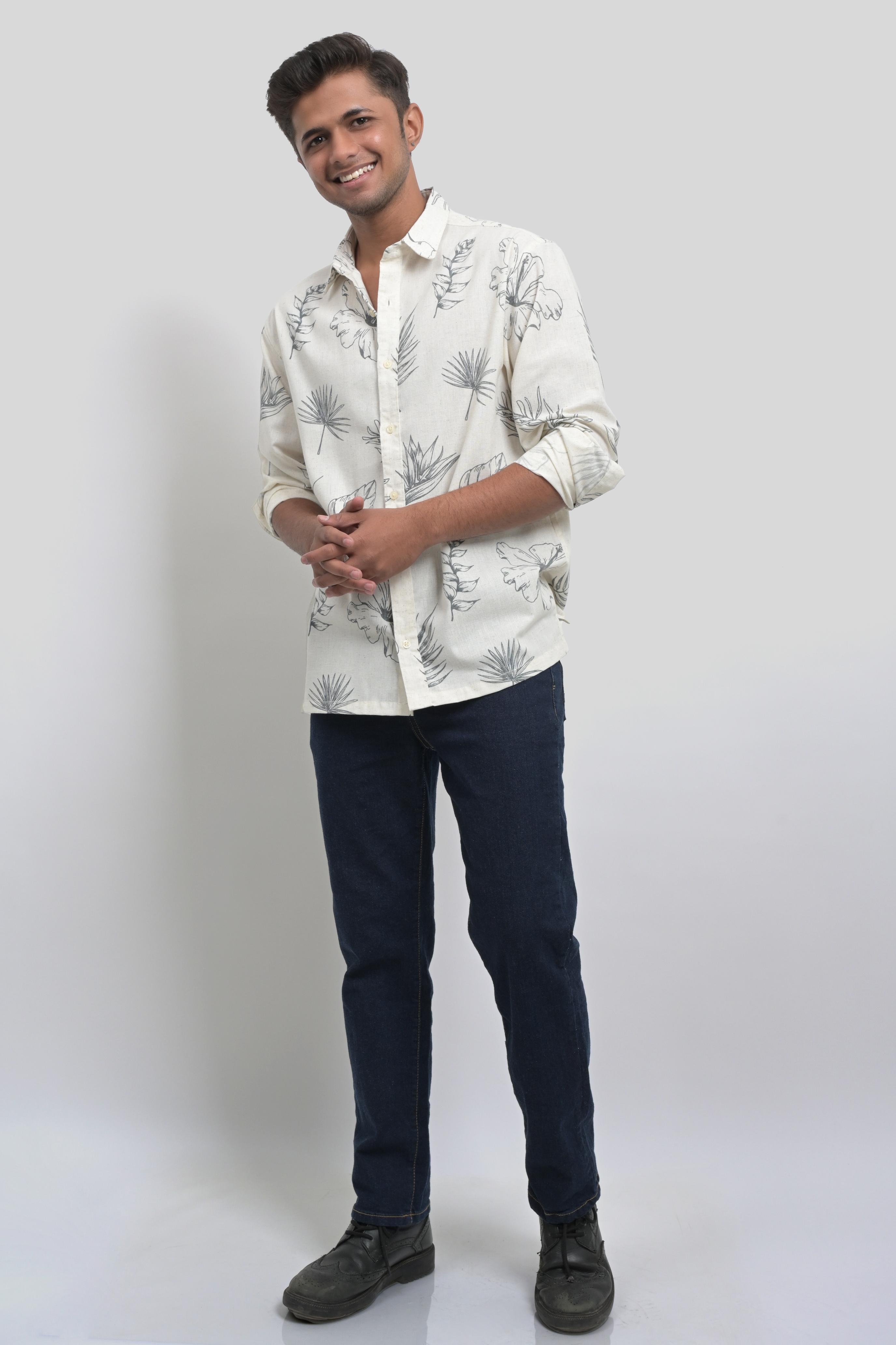 Men's Printed Casual Shirt