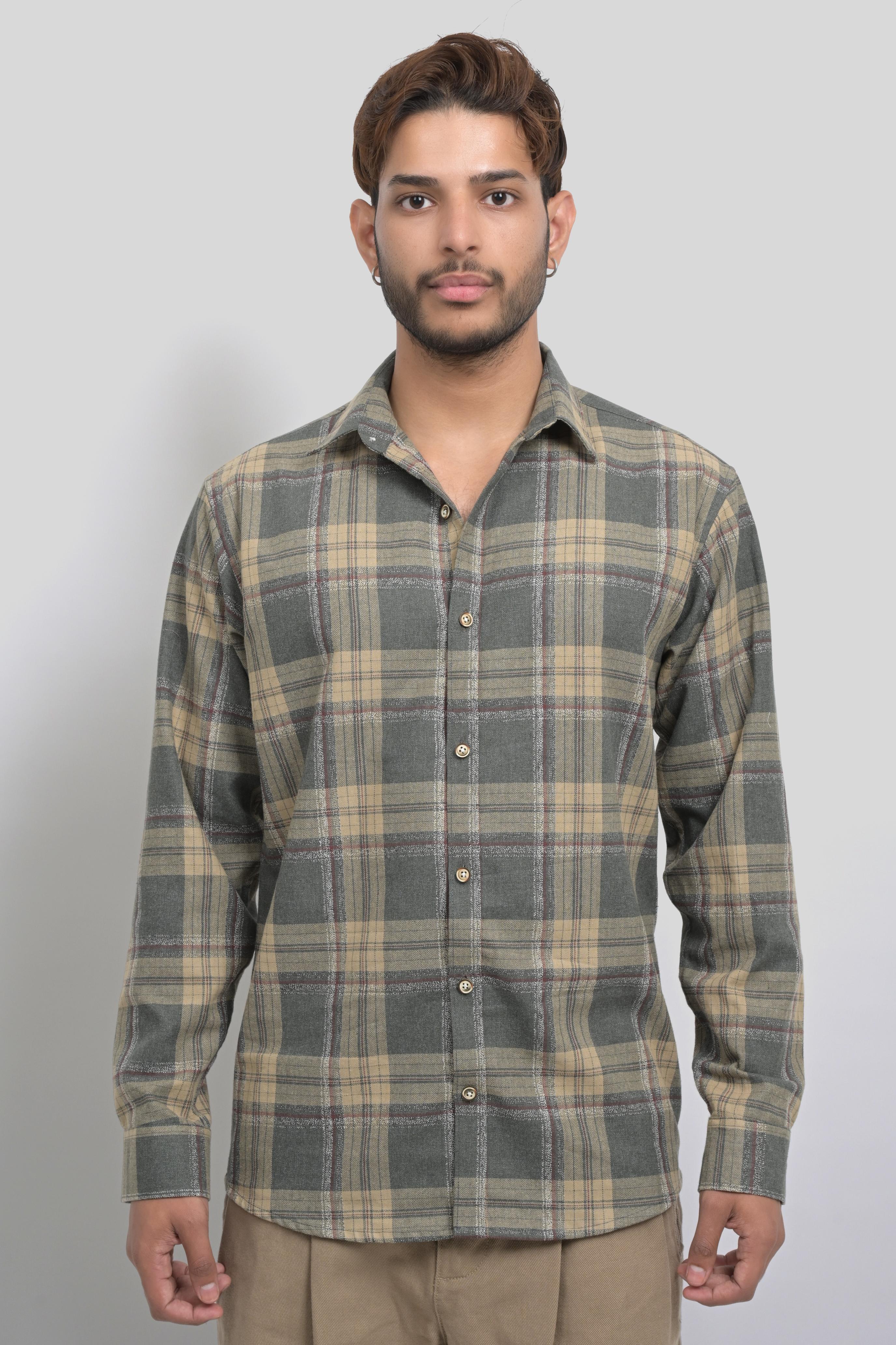Outlier Khaki Plaid