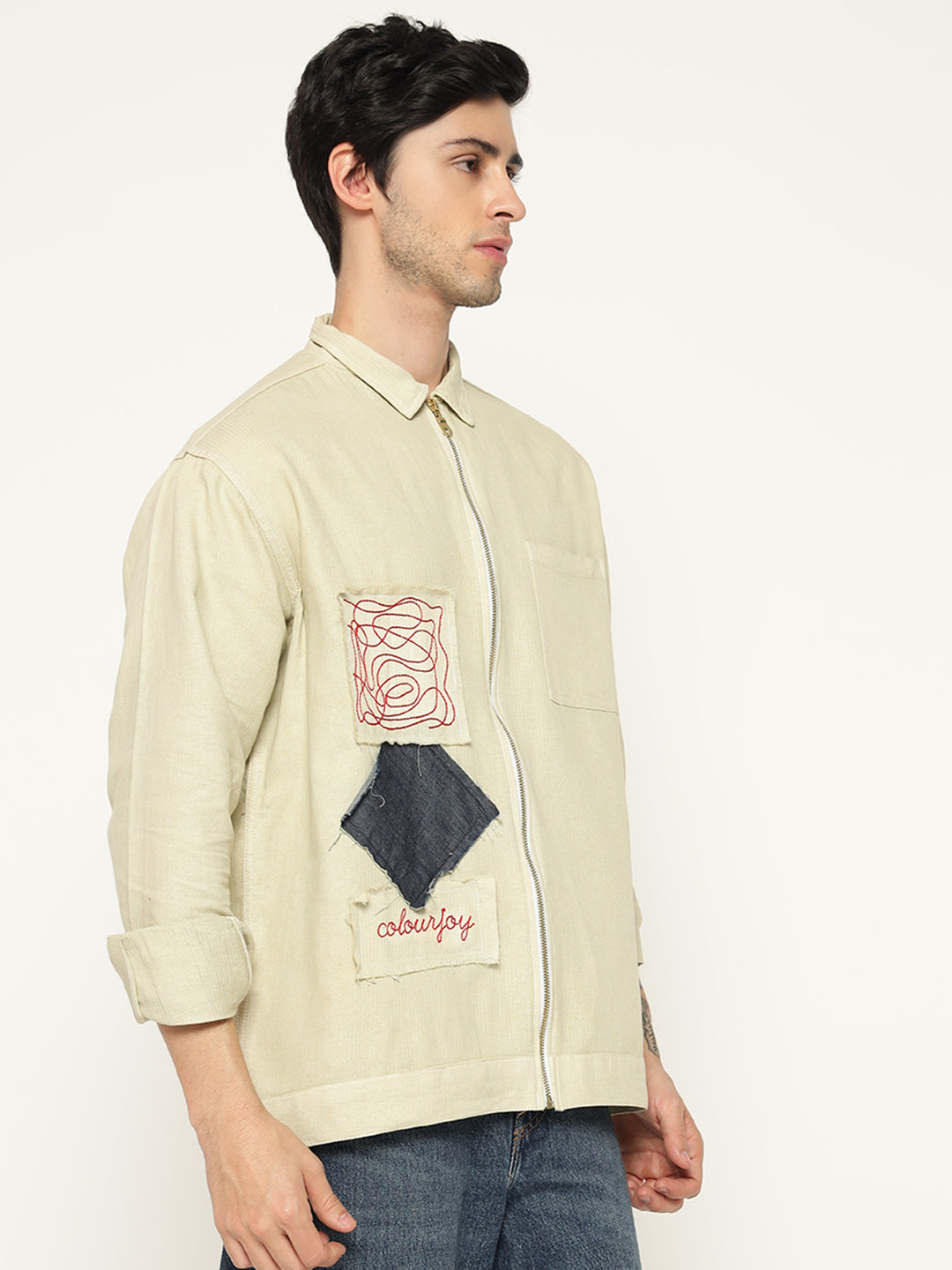 Beige Casual Shirt