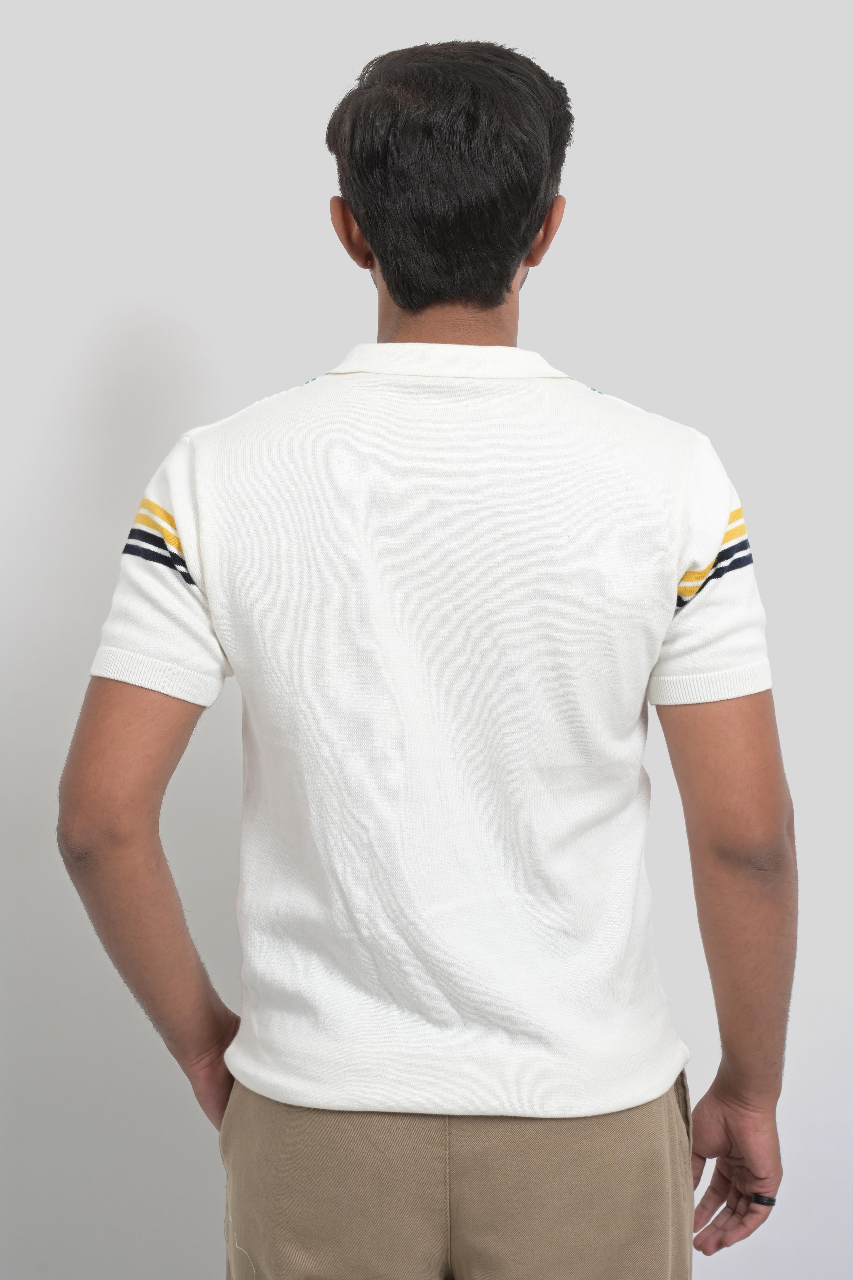 Men’s Short Sleeve Printed Polo Shirt
