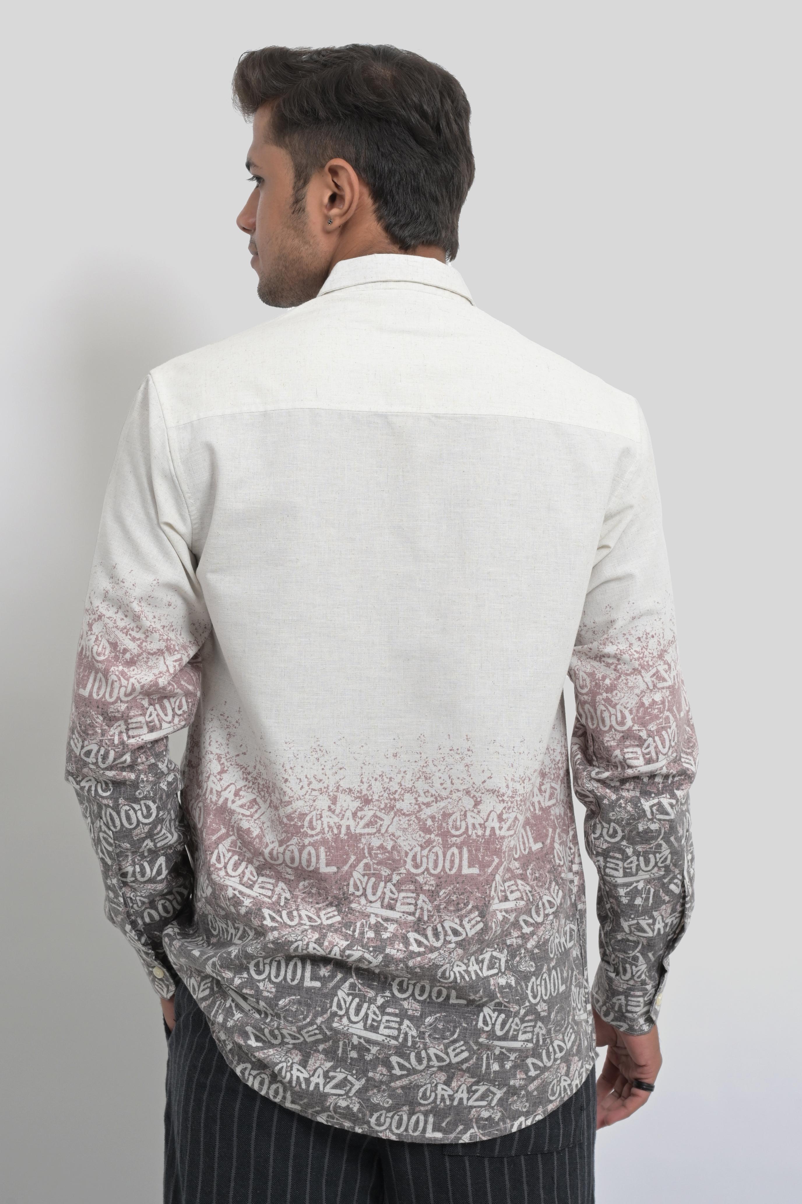 Gradient Long Sleeve Shirt