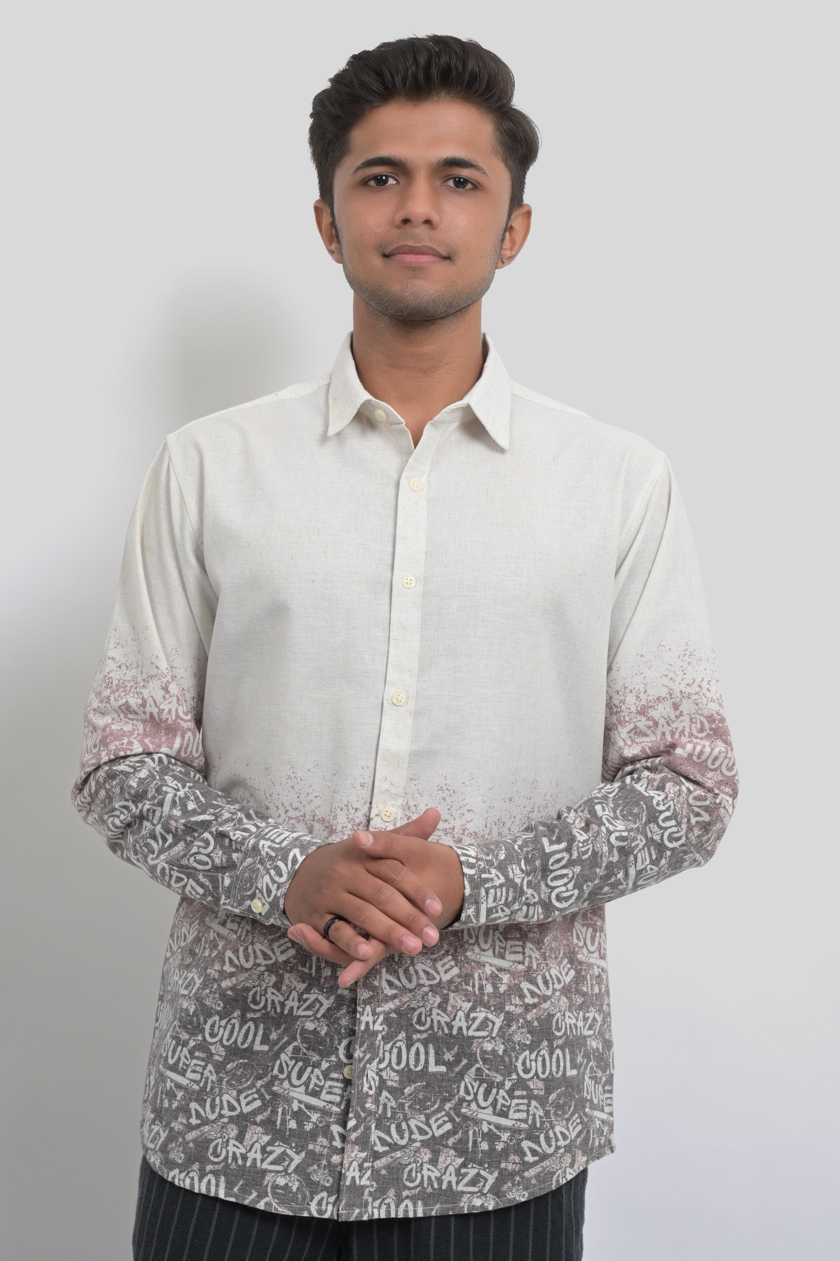 Gradient Long Sleeve Shirt